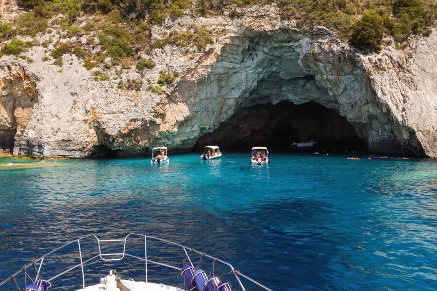 From Corfu: Luxury Yacht Cruise to Paxos and Antipaxos - Onboard Comfort, Snacks, and the Crew That Makes It Feel Personal