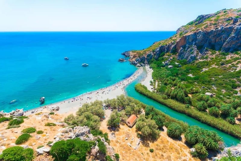 From Herakleion: Day Trip to Preveli Palm River Beach - Preveli is beach plus a palm-forest river trail