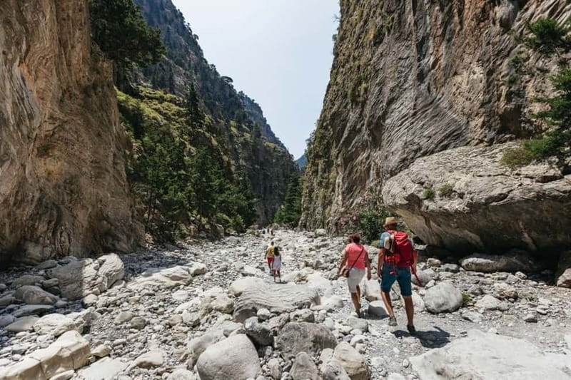 From Heraklion,Agia Pelagia,Malia: Samaria Gorge Guided Trip - Walking into Samaria Gorge National Park, what the trek really feels like