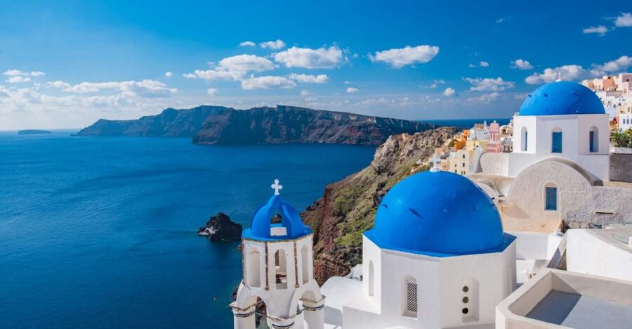 From Heraklion/Crete: Santorini Island Guided Day Trip - The volcano hot springs cruise, what optional really means
