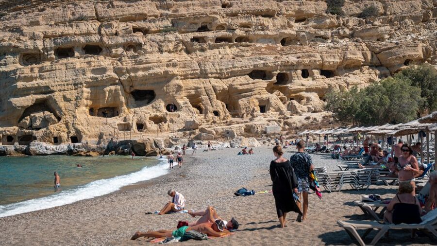 From Heraklion: Day Trip to Matala Hippie Beach and Caves - Arrival at 11:00: Your First Choices at Matala Beach and Town