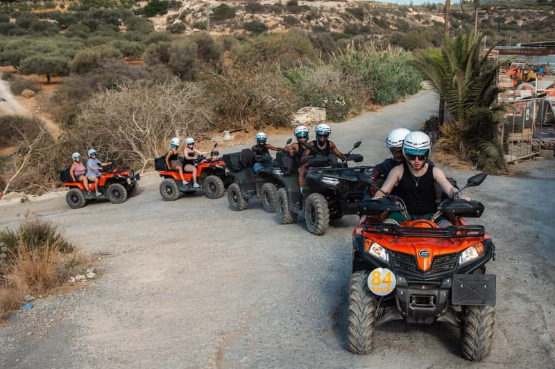 From Heraklion: Quad Safari Wild Crete Evening Tour - Skotino Cave and the coast ride: where the evening starts to change