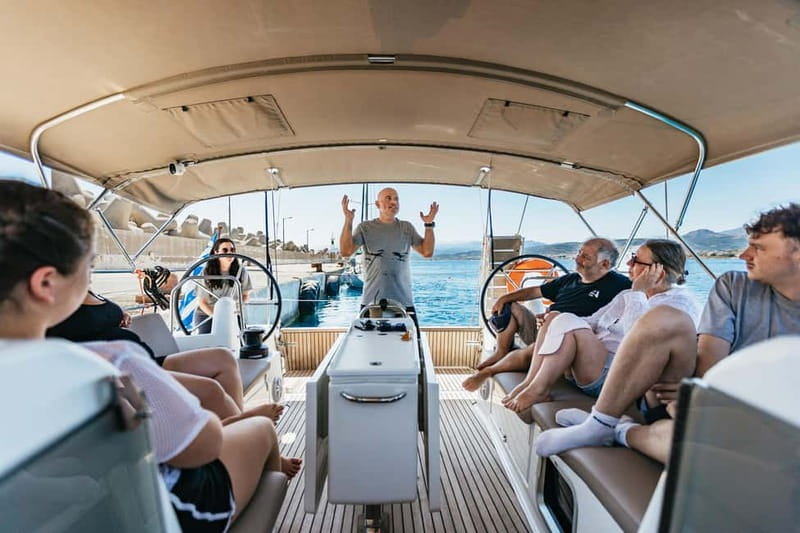 From Kissamos: Balos Gramvousa Sailing Cruise with Lunch - Balos Lagoon stop: the swim and snorkel half of your day