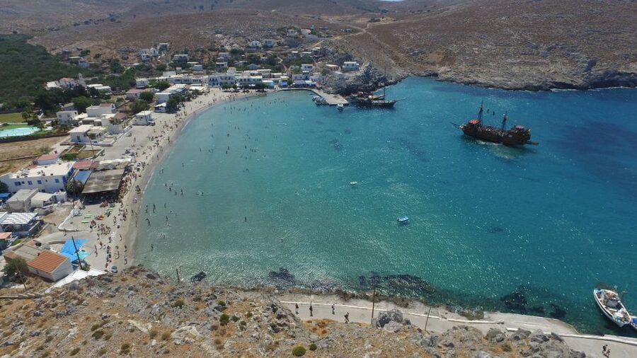 From Kos: 3-Island Pirate Cruise with Lunch and Waterslide - Plati Island: the swim hour, snorkeling gear, and the waterslide