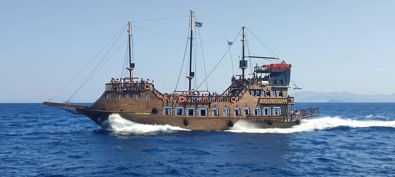 From Kos:A full day cruise in the newest luxury vessel! - Party cruise energy vs. sightseeing calm: who this is best for