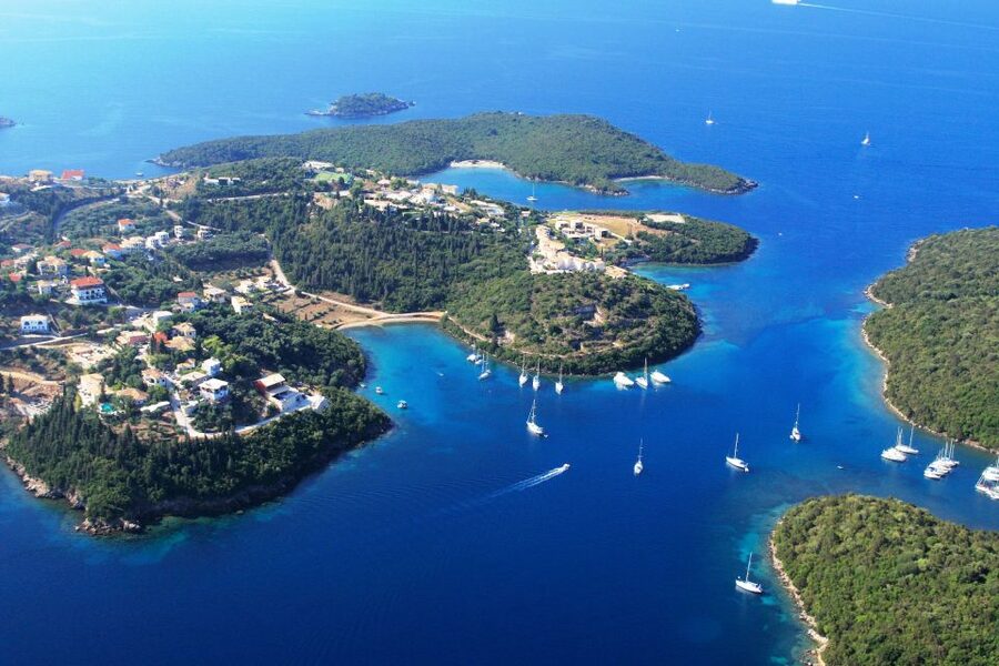 From Lefkimmi: Syvota, Blue Lagoon and Cave Sunset Cruise - Syvota village time: the payoff for the land part of the day