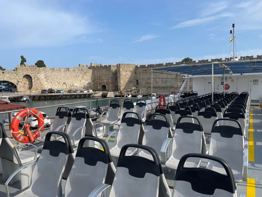 From Lindos: Rhodes Old Town and Speedboat Trip to Symi - Return to Lindos, Expect Port Queues and a Crowded Boat