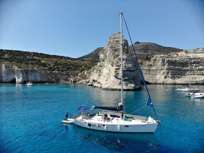 From Milos: Guided Day Cruise to Kleftiko With Lunch - Price, Timing, and Value for $165 Per Person