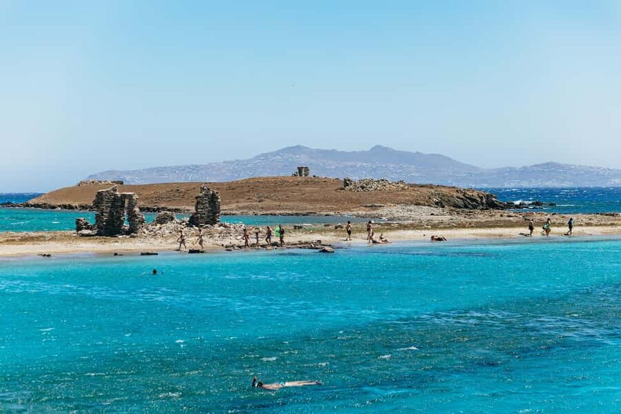 From Mykonos: Cruise to Delos and Rhenia with Lunch - Old Port boarding, then a swim-first route you’ll feel all day