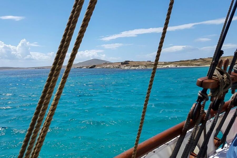 From Mykonos: Delos & Rhenia Islands Half-Day Trip by Boat - Snorkeling and swimming in Rhenia’s clear water, without overpromising
