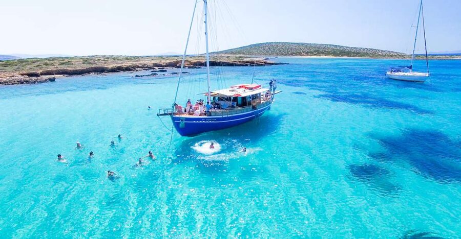 From Paros: Antiparos and Despotiko Full-Day Swim Cruise - Antiparos Caves and Snorkeling Gear: What You Do in the Water