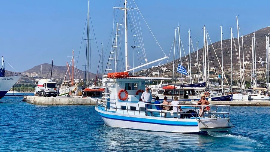 From Paros: Crab Island and Salt Lake Antiparos Boat Trip - Small Details That Add Up: Safety, Music, and Exploring on Your Own