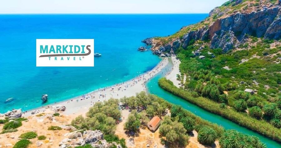 From Rethymno: Kourtaliotiko, Preveli Palm Beach, & Damnoni - Your south Crete route: Damnoni to Preveli to Plakias to Kourtaliotiko
