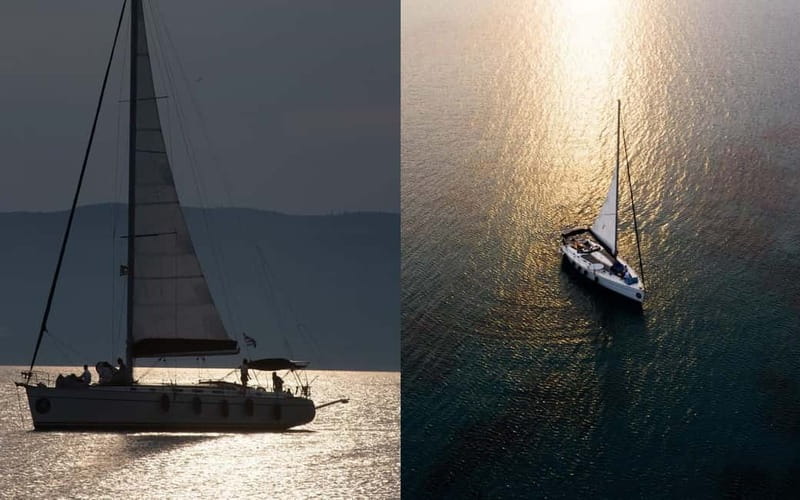 From Skiathos Marina: Yacht Sailing Day Trip with Lunch - Lunch at a traditional taverna in a small local harbor