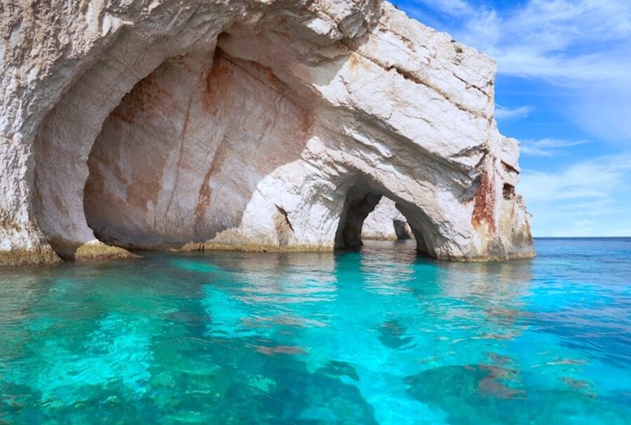 From Zakynthos: 1-Hour Visit to the Blue Caves - The Blue Caves look different up close, and that matters