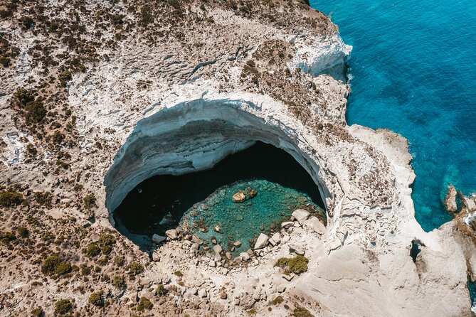 Full day sailing cruise on the West side of Milos island - Sikia Beach and the Sikia Cave Option When Conditions Allow