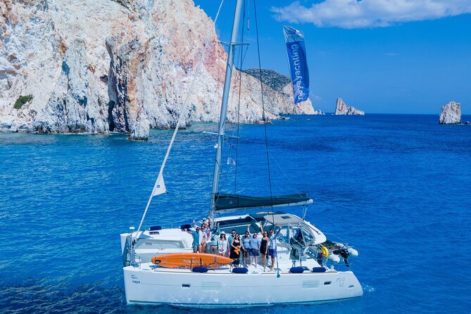 Full-Day Small-Group Cruise in Milos & Poliegos with Lunch - A Small-Group Catamaran Day to Milos and Poliegos