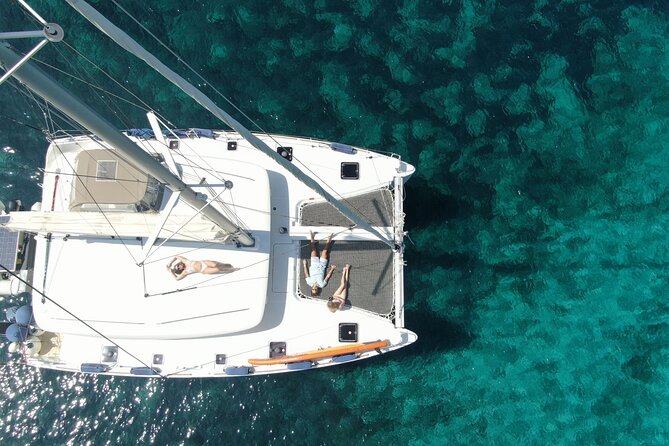 Full-Day Small-Group Cruise in Milos & Poliegos with Lunch - Galazia Nera and Poliegos finishes: Blue Lagoon and seagull islands