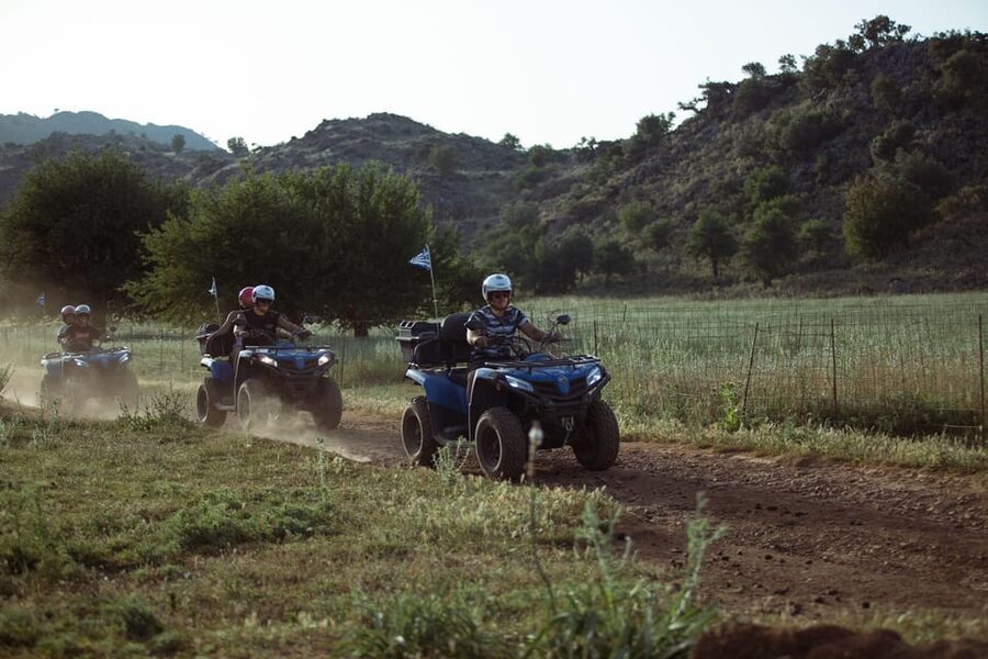 Georgioupolis Quad ATV Safari - Swapping Drivers: The License Reality on a 2-Person Quad