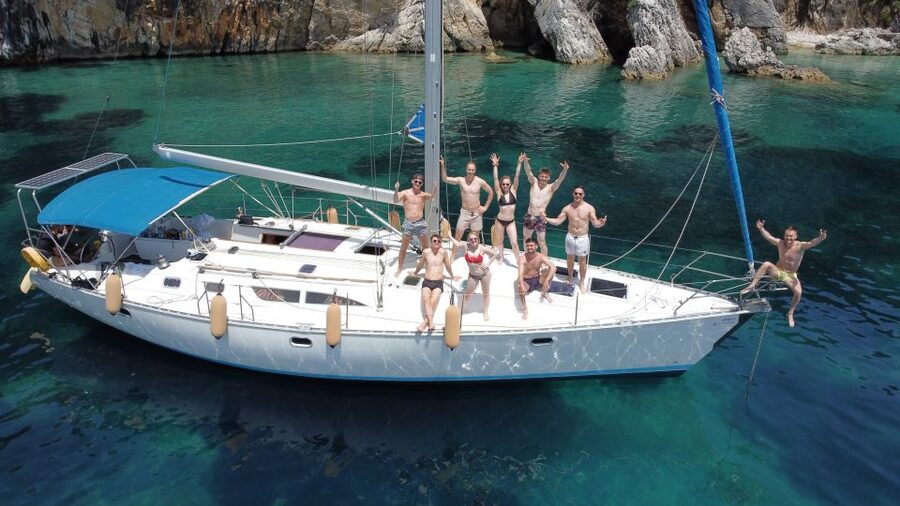 Gouvia: Corfu Island Sailing Trip with Snack and Soft Drinks - What to bring for this Corfu snorkeling and swim day