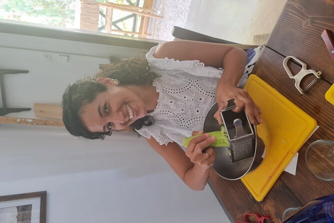 Greek Cuisine Cooking Class in Santorini with Recipes and Wine - Chef Christos: humor with technique, and keeping the pace friendly