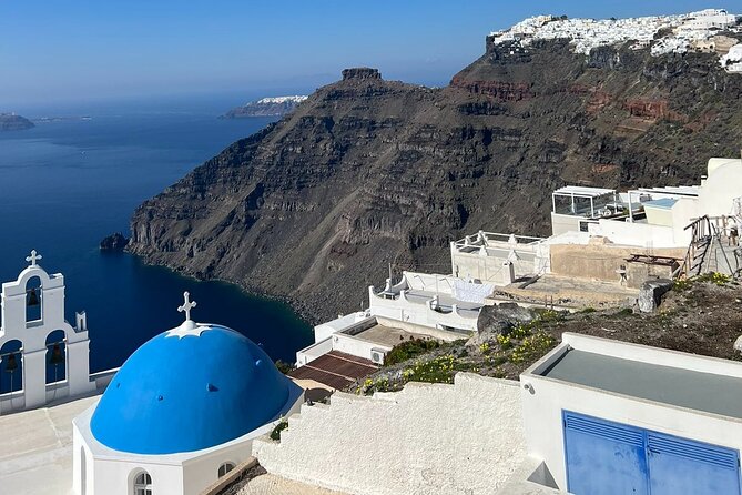 Half-Day Santorini Private Tour - Prophet Elias Monastery: the island view you earn at the top