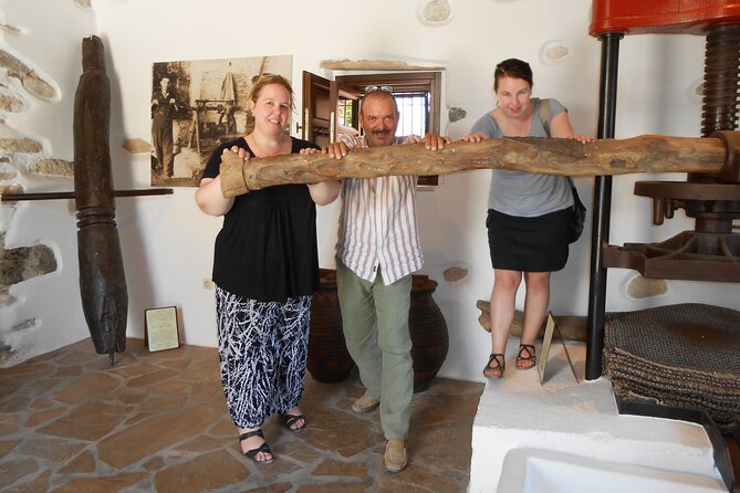 Half-Day Tour of Naxos Island (up to 7 pax) - Stop 4: The restored olive mill and tasting olive oil products