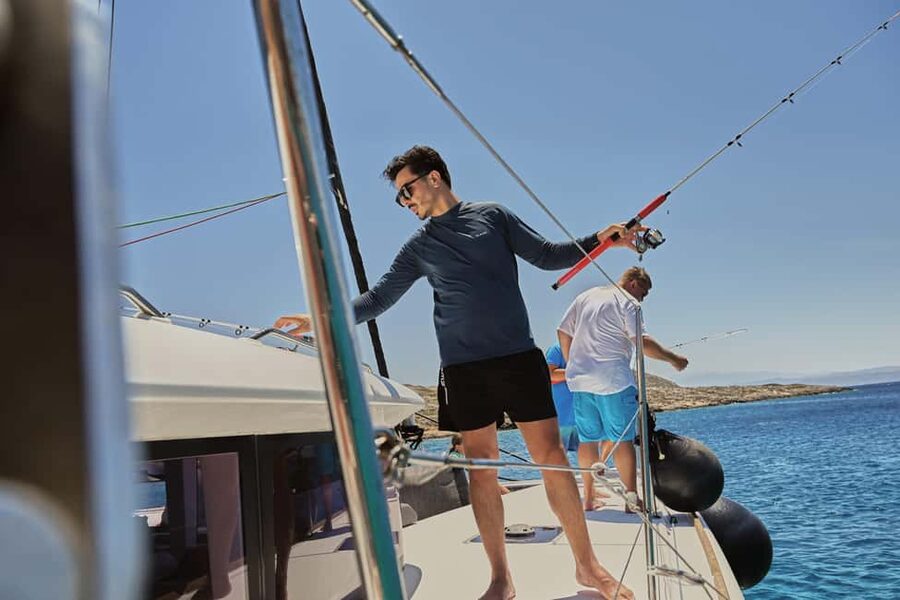 Heraklion:Dia Island Catamaran Cruise with Lunch, Water Toys - The lunch plan that actually feels like a meal