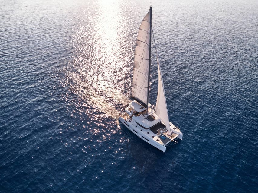 Heraklion: Dia Island Luxury Catamaran Cruise with Meal - Dia Island Bay: your main 3.75 hours in the water