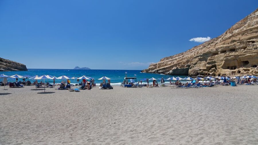 Heraklion: Matala Beach, Hippie Caves & Odigitria Monastery - How the tour feels in real life: guide style and group pace