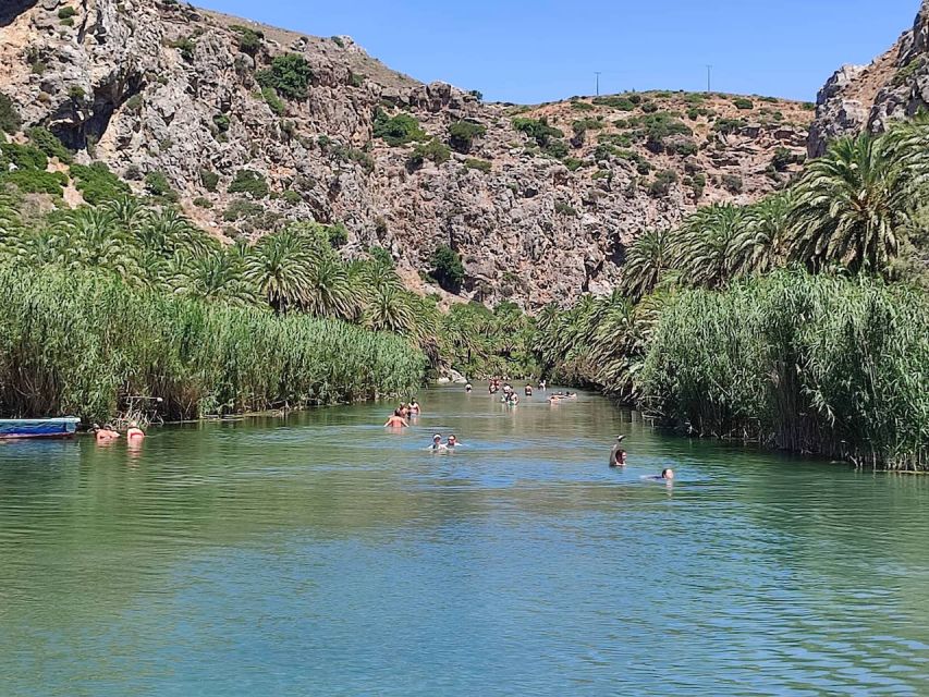 Heraklion: Preveli By Boat, Damnoni & Kourtaliotiko Springs - Damnioni Beach and its coves, your lunch-and-swim reset