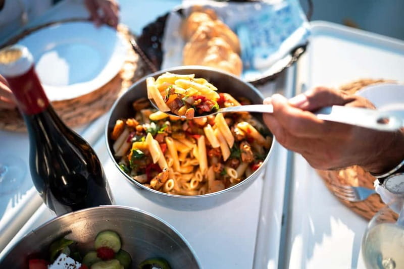 Heraklion: Sailing Trip to Dia Island with Lunch & Swimming - Crew Stories Matter: George, Panos, Vaso, and the Pasta Helpers