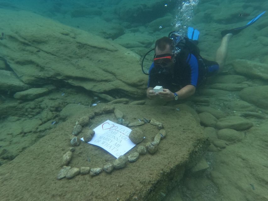Heraklion: Scuba Diving Experience for Beginners _Beach - Mononaftis Beach in Agia Pelagia: why this is a smart first-timer spot