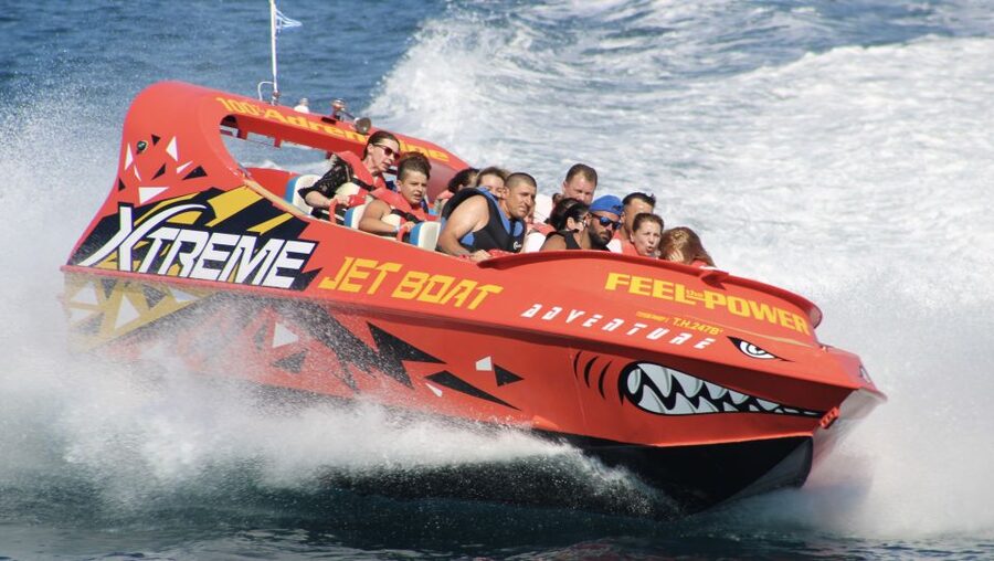 Hersonissos: Jet Boat Tour with Snorkeling - The 30-minute high-speed run: panoramic coastline and optional 360 turns