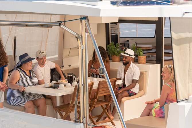 Hersonissos: Luxury Sunset Catamaran Cruise Sushi & Open Bar - Why Saint George Bay turns a simple sunset into the main event