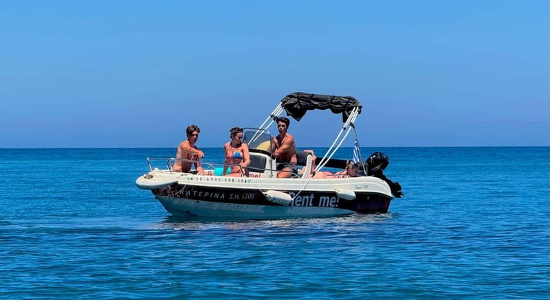 Hersonissos: Private Motorboat Rental - No License Required - Pickup in Hersonissos and Getting Your Bearings Fast