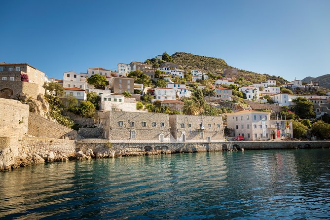 Hydra, Poros and Egina Day Cruise from Athens with Optional VIP Upgrade - On Board: Greek Lunch, Folk Dancing, and the VIP Lounge Flow