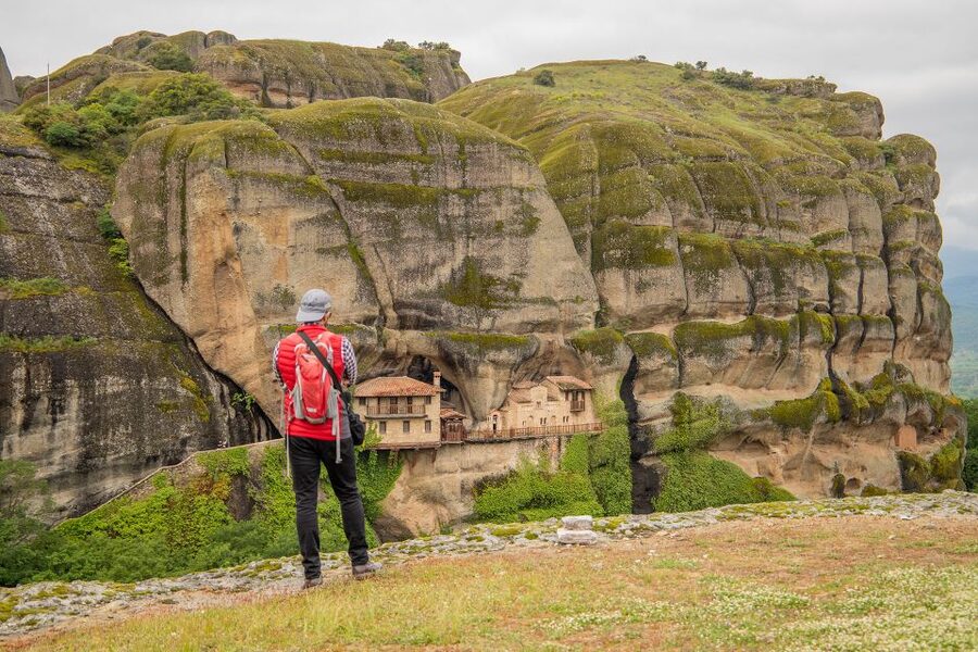 Kalabaka: Meteora Small-Group Hiking Tour w/ Monastery Visit - Dupiani Hermitage, ruined Pantokratoros, and the St. Dimitrios story