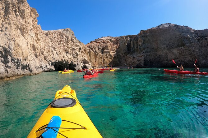 Kayaking Tour to the secrets of Milos - Milos by Kayak: The Beaches You Actually Can Only Reach This Way