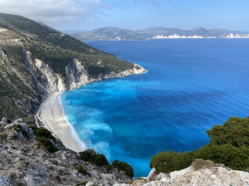 Kefalonia: Road Trip to Myrtos Beach, Assos & Fiskardo - Myrtos Beach Swim Stop: Famous Water, Real Footing Challenges