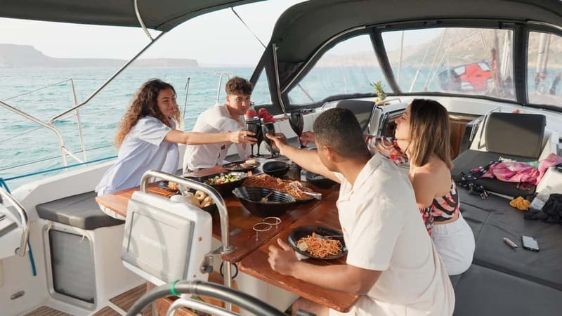 Kissamos: Balos & Gramvousa Luxury Catamaran Cruise - The Gramvousa stop: fortress views, swimming time, and shipwreck interest