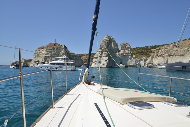 Kleftiko Poliegos and Round Trip Of Milos Island Lunch & Open bar - Klima Village for Photo Time and a Different Side of Milos