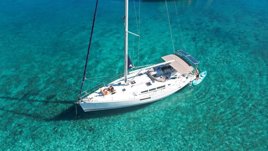 Kolimvari: Sailing Cruise with Meal & Water Activities - Safety briefing first, then you are off to the coast views