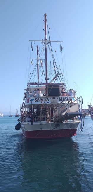 Kos: 3-Island Cruise with Lunch, Swimming and Audio Guide - Santa Maria Wooden Boat: Good Comfort for a Low Price