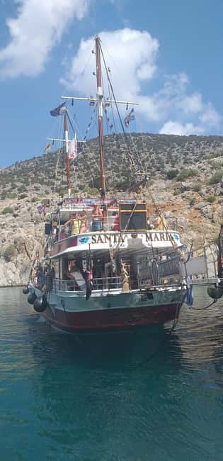 Kos: 3-Island Cruise with Lunch, Swimming and Audio Guide - Pserimos: Beach Time, Shopping, and a Walkable Break