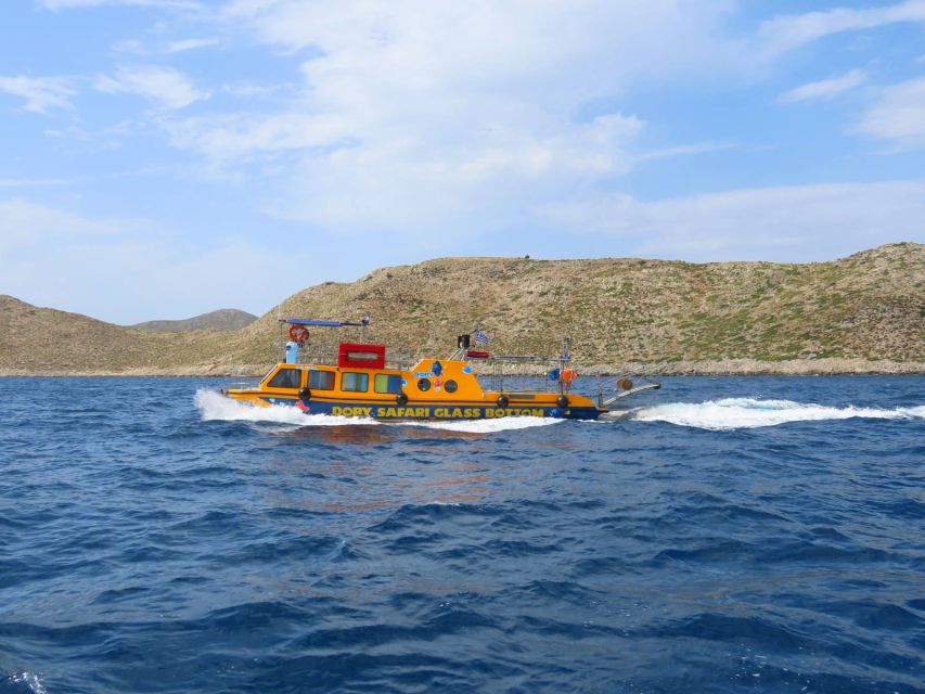 Kos Town: Glass-Bottom Boat Cruise with Swimming Stops - Boarding Yellow Dorry in Kos Town, and why the 2.5 hours works