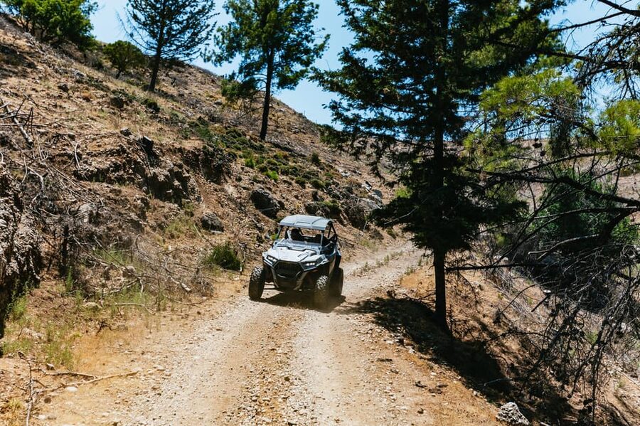 Kremasti: Rhodes 4x4 Buggy Off-Road Tour - Polaris RZR Trail 1000 off-roading, the kind Rhodes reveals