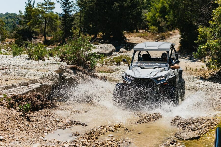 Kremasti: Rhodes 4x4 Buggy Off-Road Tour - Local honey, souma, olive oil, and the kind of tasting you can ask questions about
