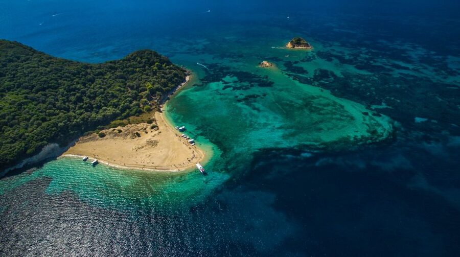 Laganas Zakynthos: Marathonissi, Keri Caves and Turtles Spot - Turtle Island and Its Large Cave: The Swim Stop People Remember