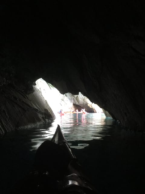 Lefkada: Blue Cave Kayak Tour with a Taste of Greece - Peristera “dove” cave and the small-beach breather